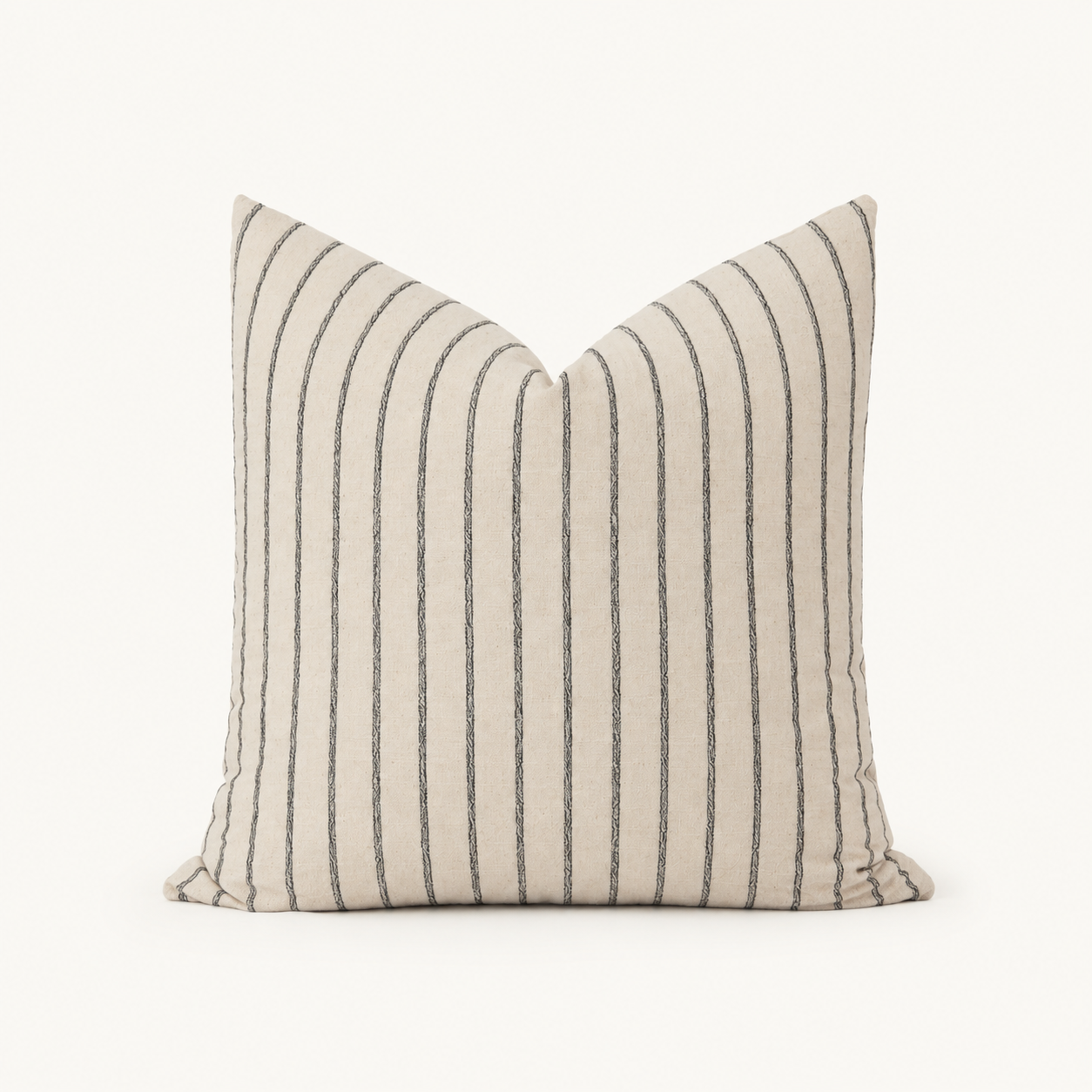 Charles Black Stripe Pillow Cover