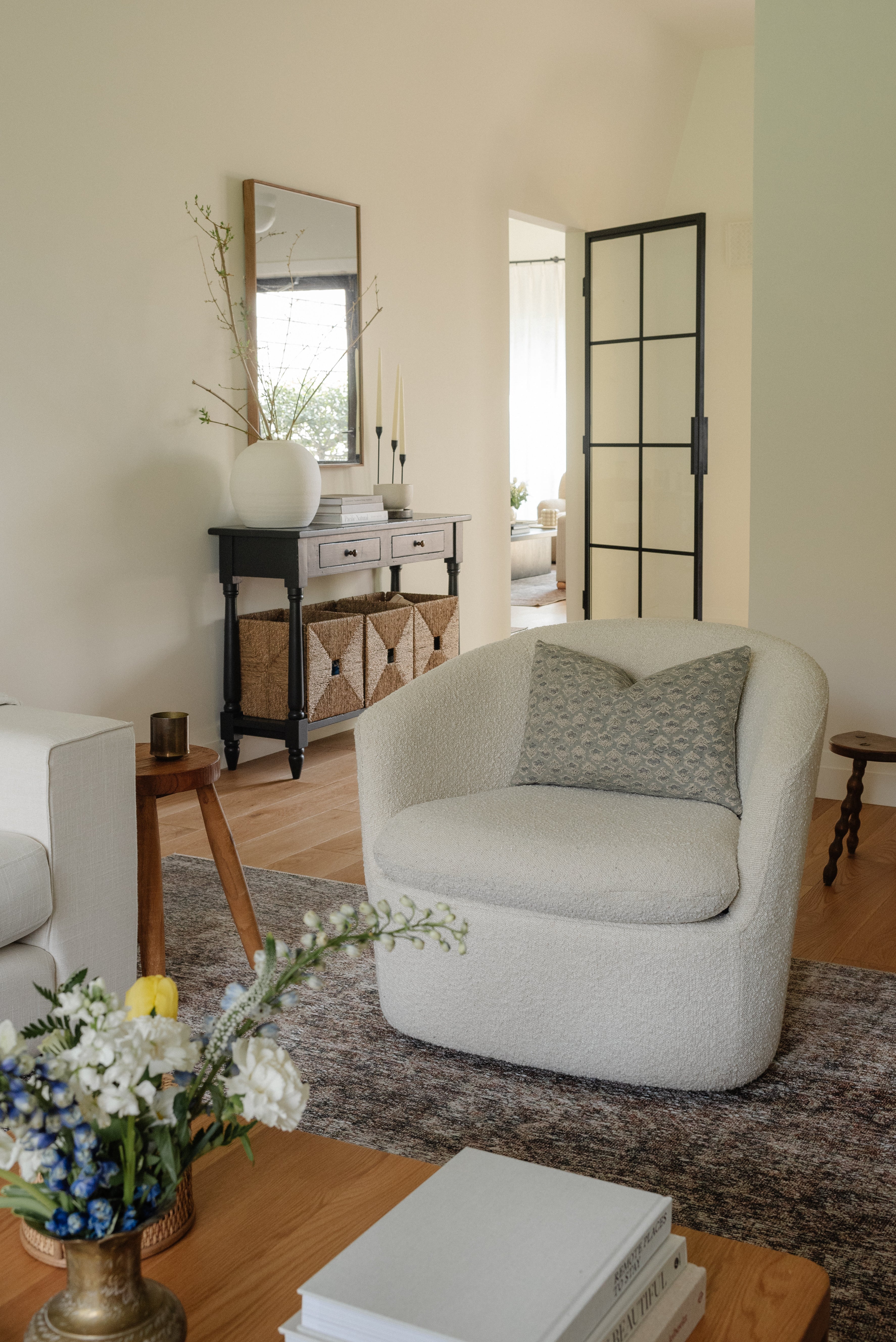 **MOVING SALE** Flawed Eden Floral Pillow Cover