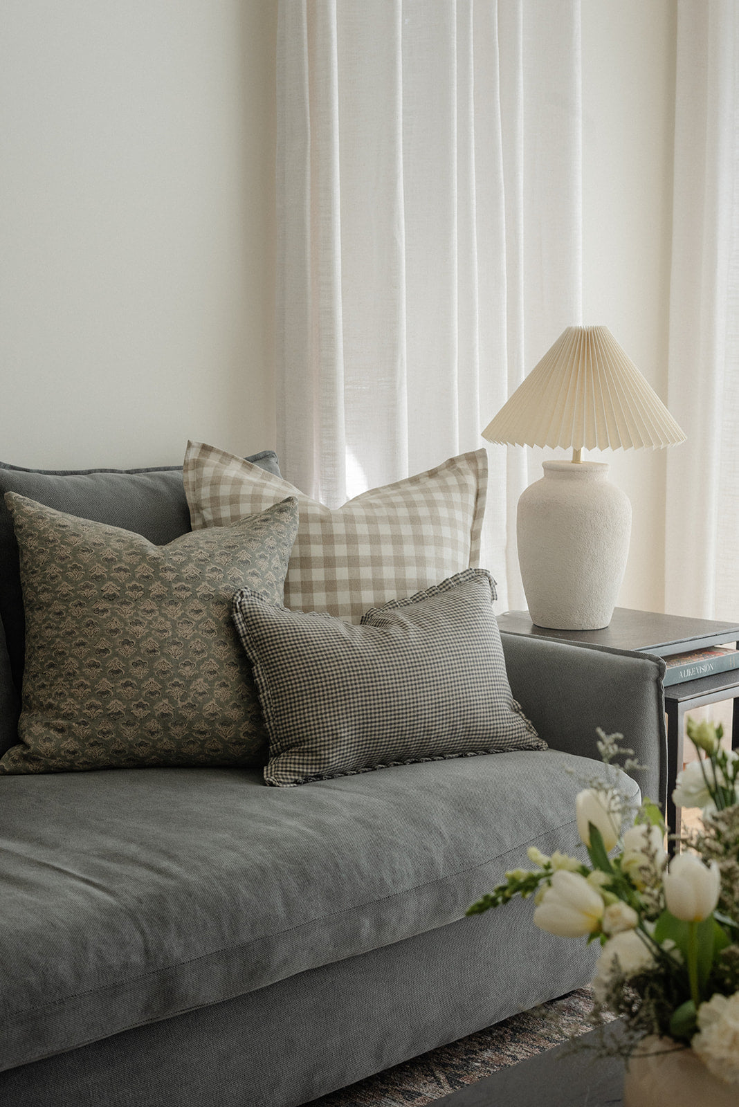 **MOVING SALE** Flawed Eden Floral Pillow Cover