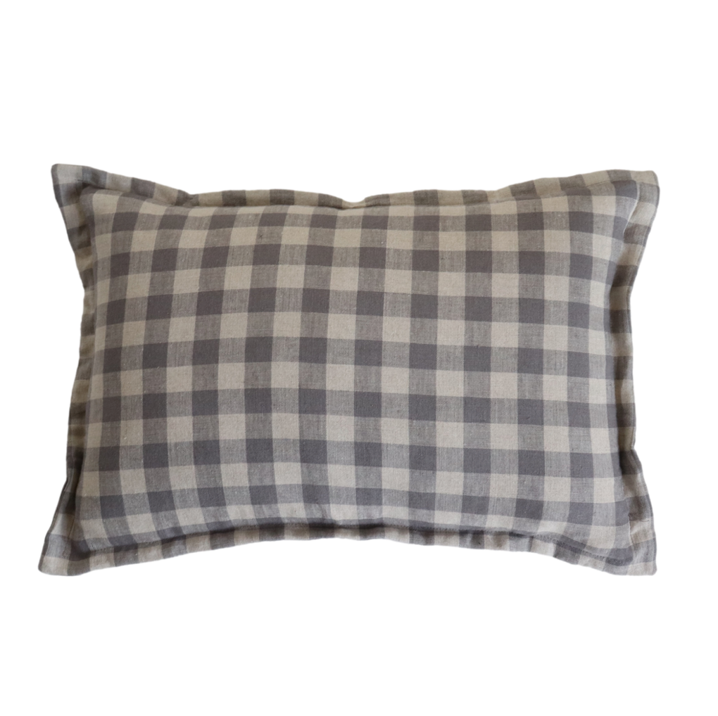 Hunter Gingham Pillow Cover