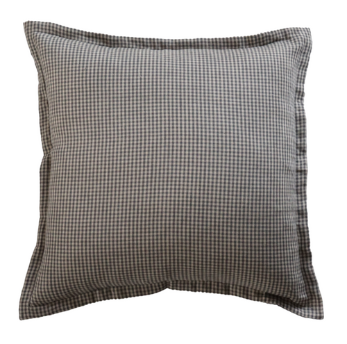 **DISCONTINUED**Finn Gingham with Flange Pillow Cover