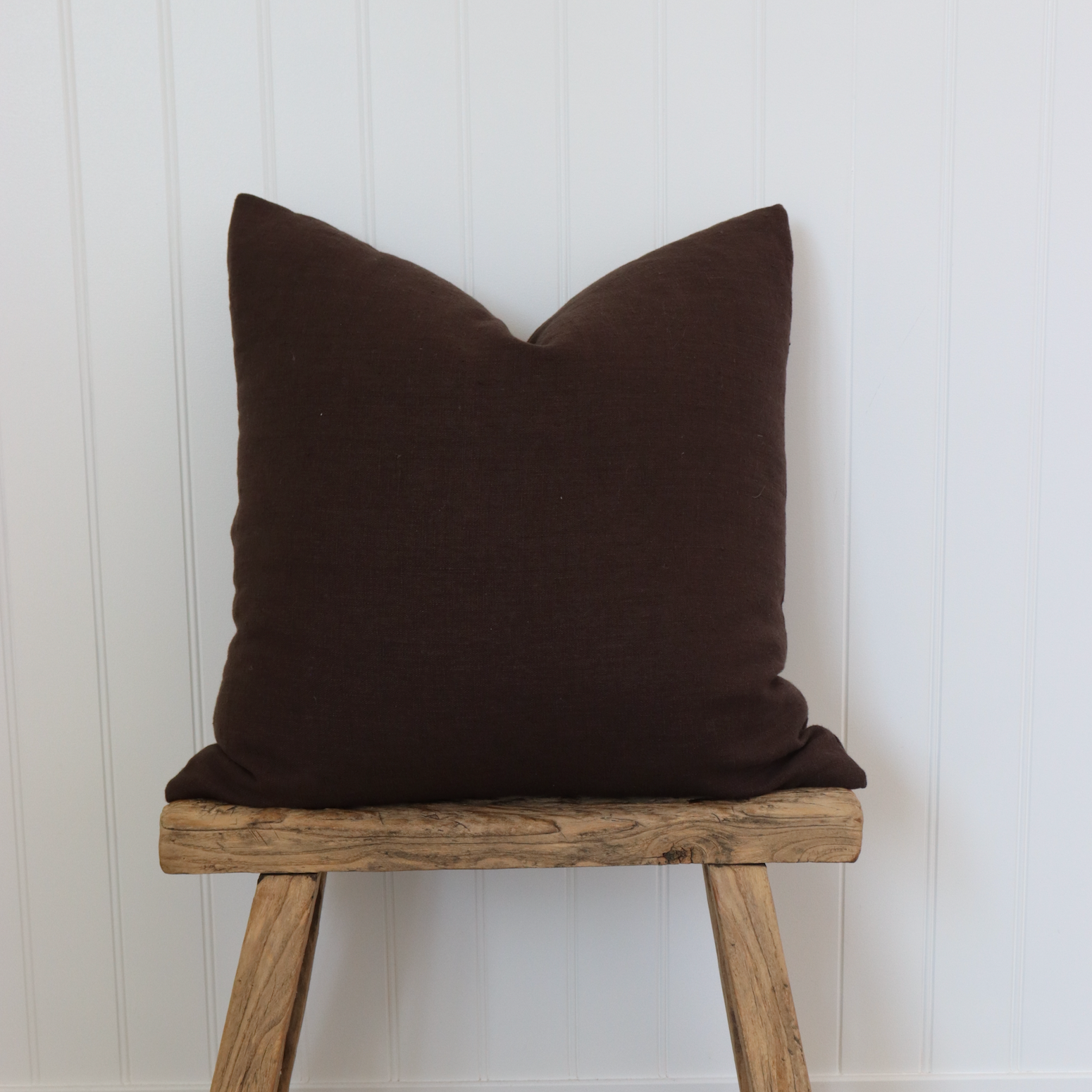 Mushroom Linen Pillow Cover