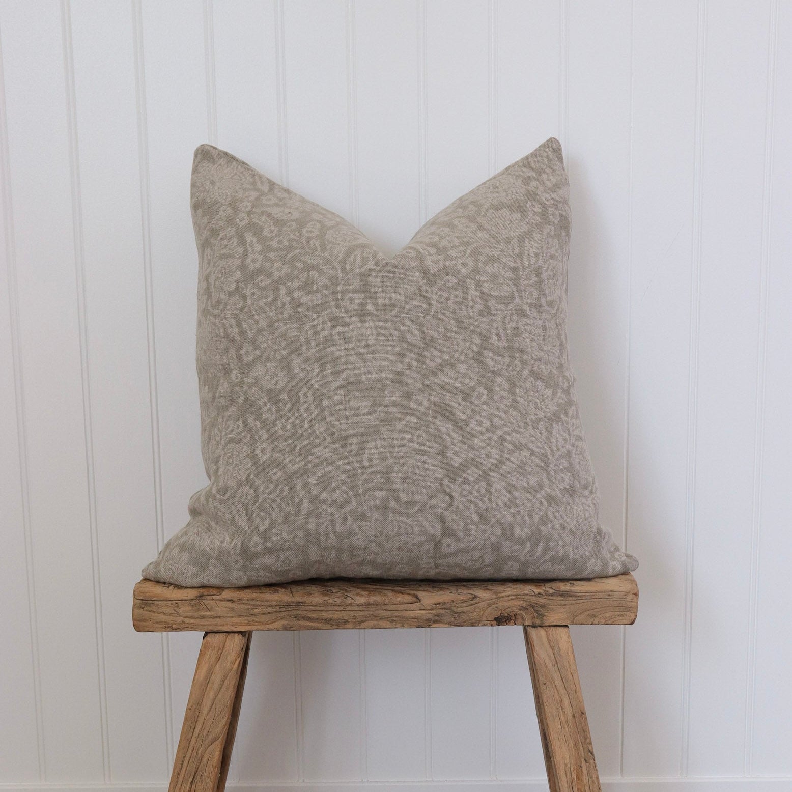 Raven Floral Pillow Cover