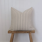 Charles Black Stripe Pillow Cover