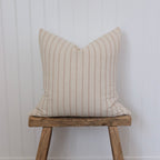 Charles Tan Stripe Pillow Cover