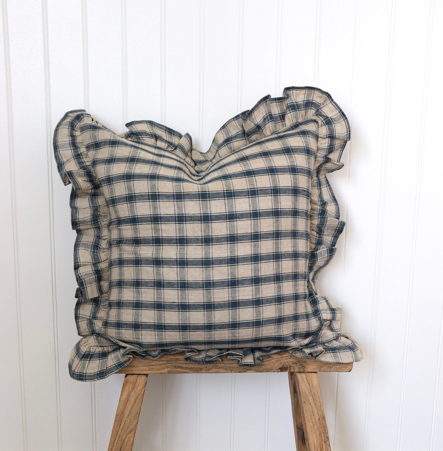 Opal Ruffle Pillow Cover