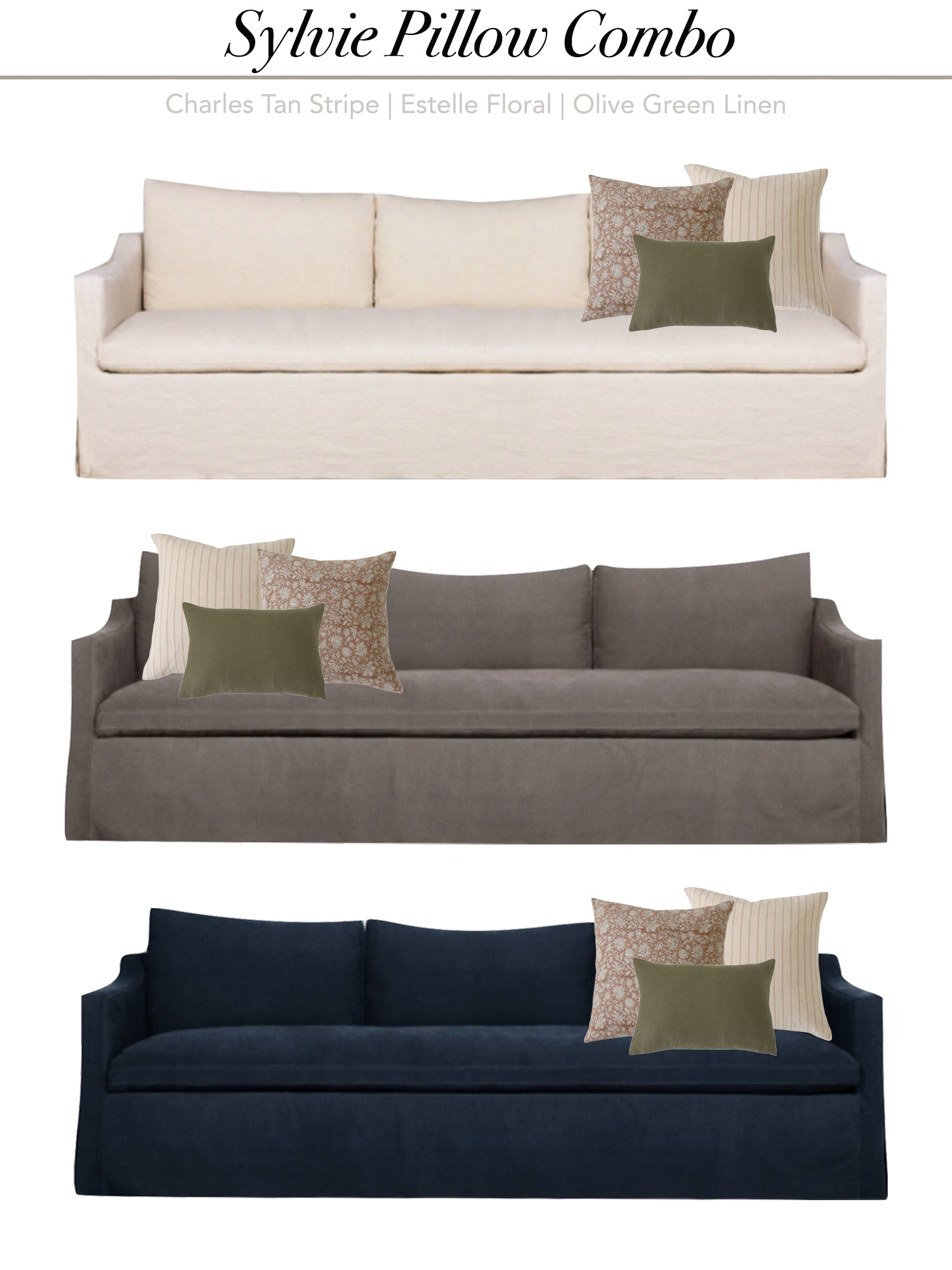 Sylvie Pillow Combo