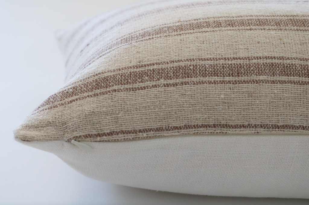 Ellis Woven Stripe Pillow Cover