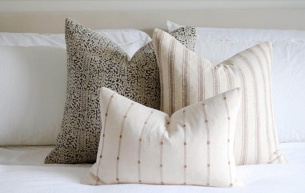 Ellis Woven Stripe Pillow Cover