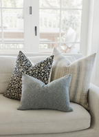 Marin Gray Stripe Pillow Cover