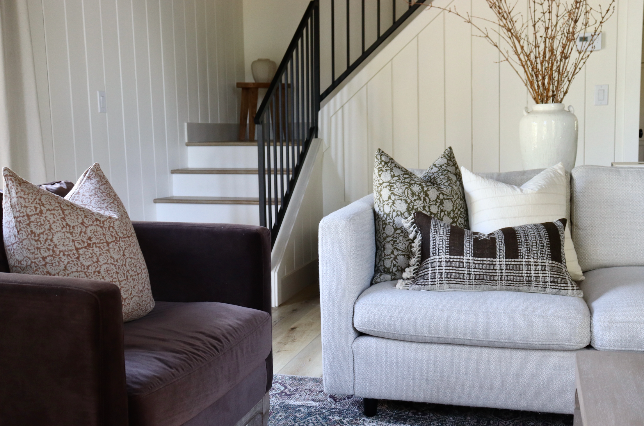 Nova Wool Brown Pillow Cover