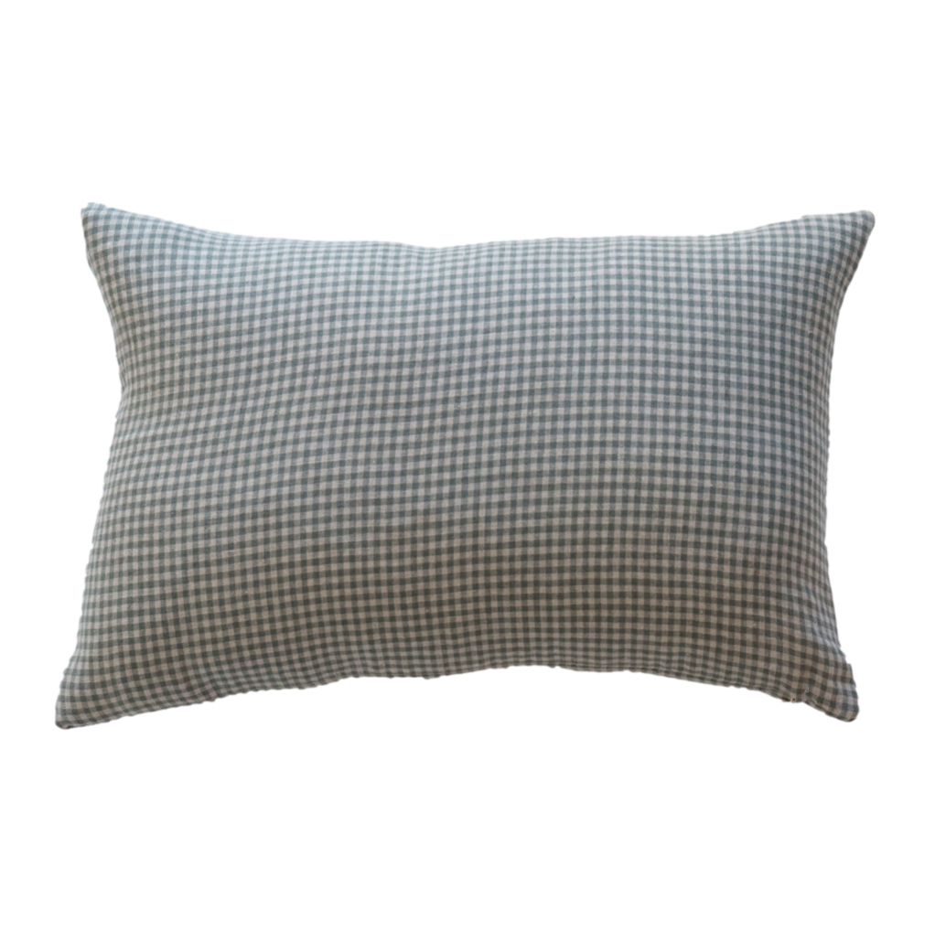 Gingham Green Pillow Cover