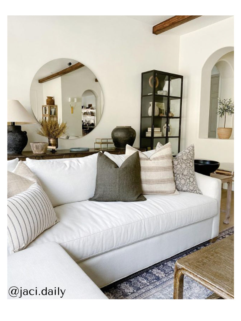 Tan pillow covers clearance